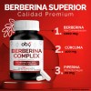 Berberina Hcl 1000mg Piperina Curcuma Oby Glucontrol 120 Capsulas