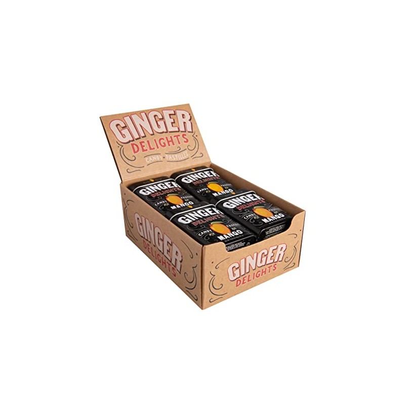 Big Sky Ginger Delights Mango Mints - Pack of 12