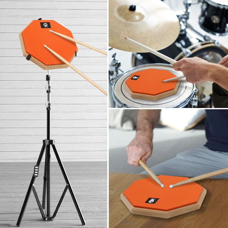 Newellsail Drum Practice Pad 8 Inch Drum Pad Rubber Dumb