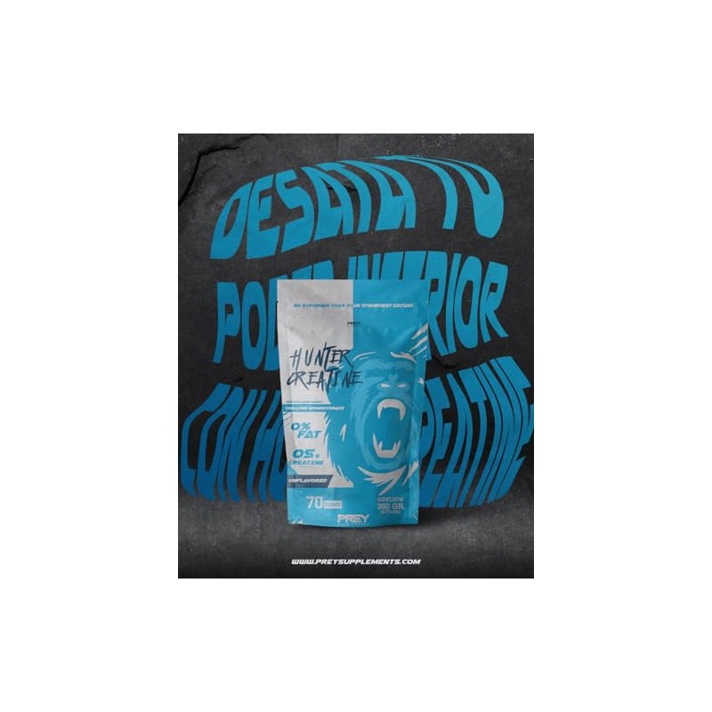 HUNTER CREATINA 350 GR SIN SABOR 70 SERVICIOS