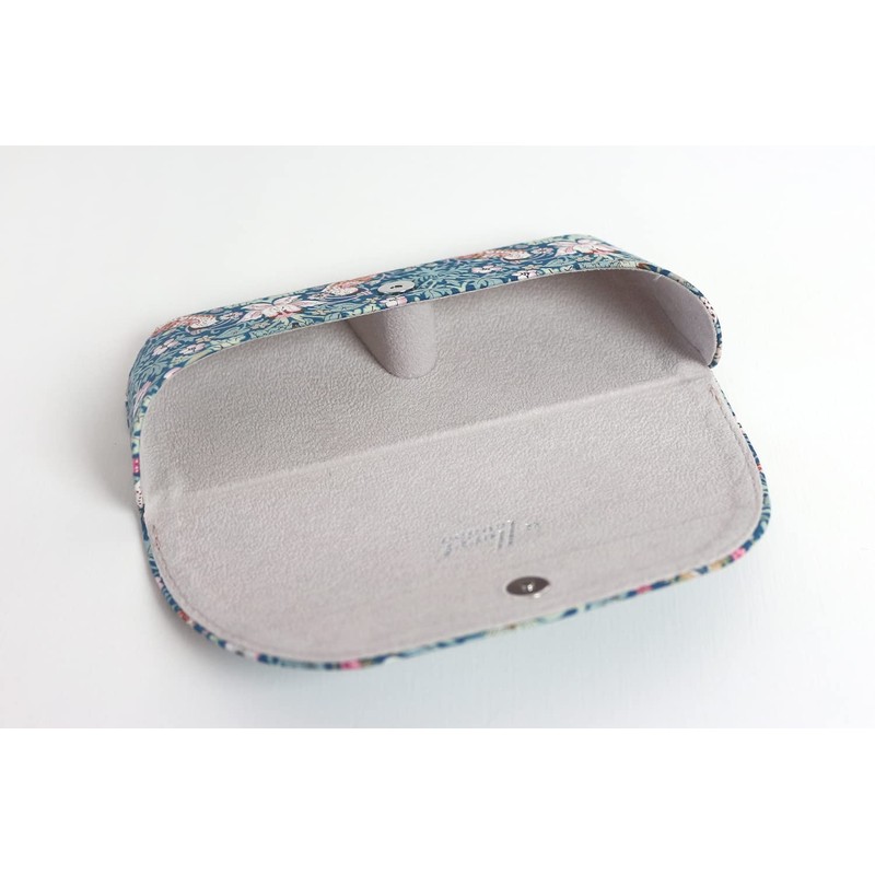 DDintex FLORET LONDON Glasses Case 02 Strawberry Thief Green 16×6×3.5cm