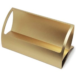 YDoLimmer Business Card Holder Aluminium Alloy Business Card Stand Business Card Holder Business Card Stand Name Cards Display Storage (Gold)