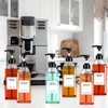 Nuogo 8 Pcs Coffee Syrup Bottles 25.4 Oz/750ml Syrup Pump