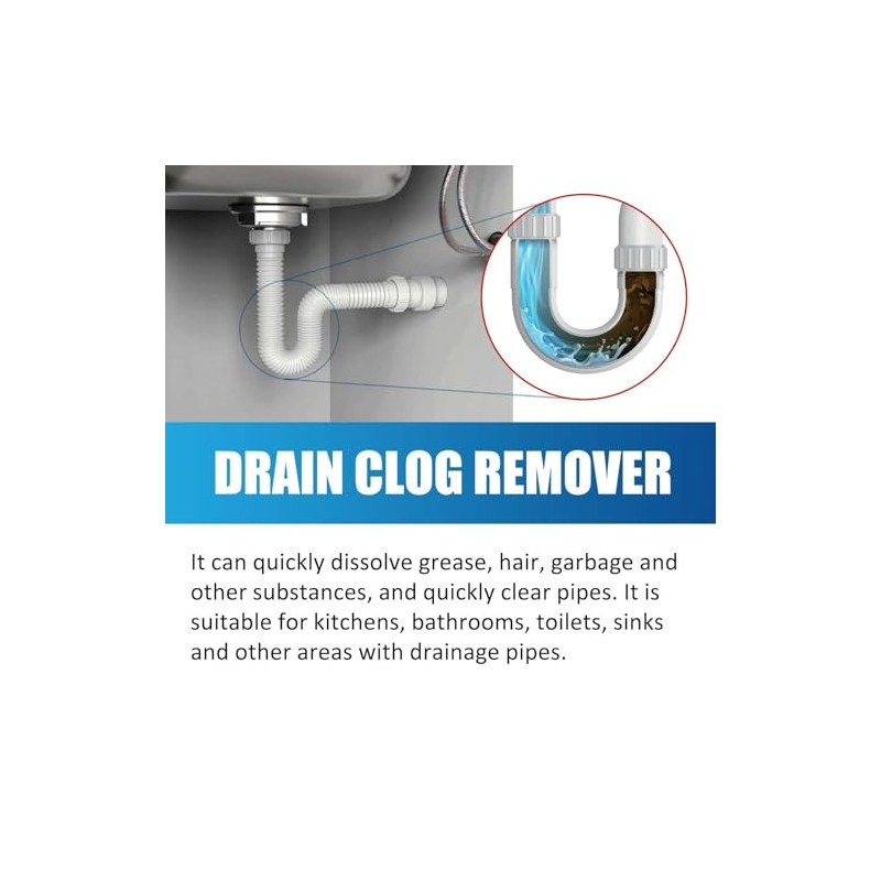 Pipeline Dredging Agent, Drain Clog Remover, Powerful Pipe Dredging Agent