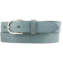 BELTINGER Women's Belt Made of Soft Full Cowhide Leather Vintage Look 3 cm Leather Belt for Women 30 mm Narrow Belt Used Look, Khaki, antique silver