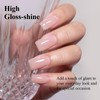 Imtiti Nude Jelly Gel Nail Polish, Sheer Translucent UV Gel