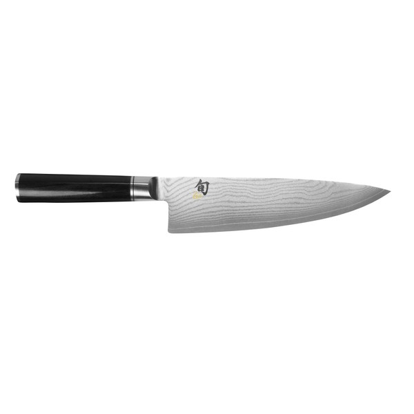 Shun Cutlery Classic Western Cook's Knife 8”, Western-Style Chef's Knife, Ideal for All-Around Food Preparation, Authentic, Handcrafted Japanese Knife, Professional Chef Knife