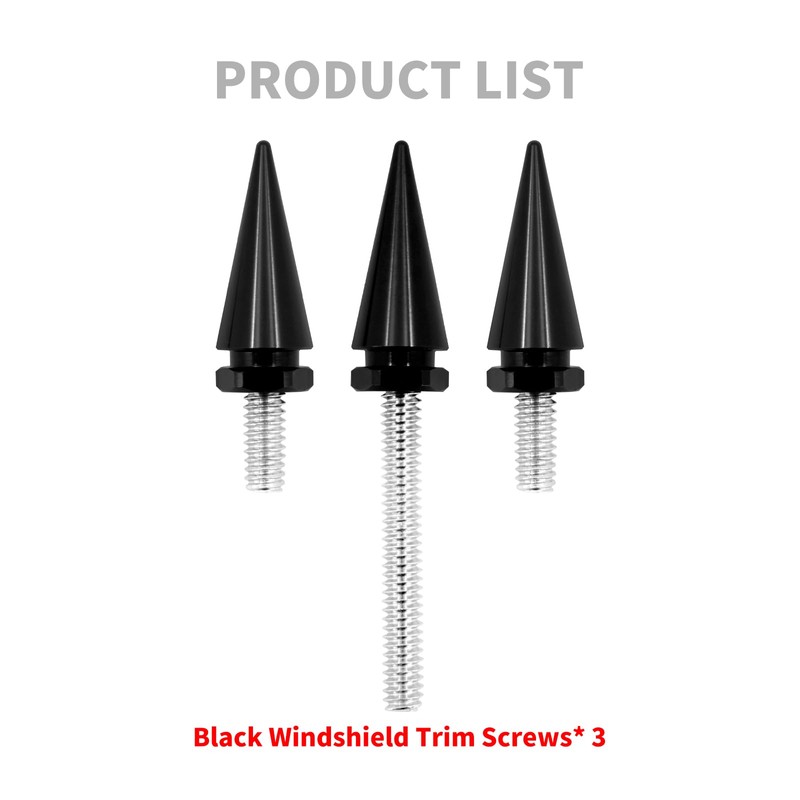 HDBUBALUS Motorcycle Wind Screen Windshield Trim Screw Windshield Spike Bolts