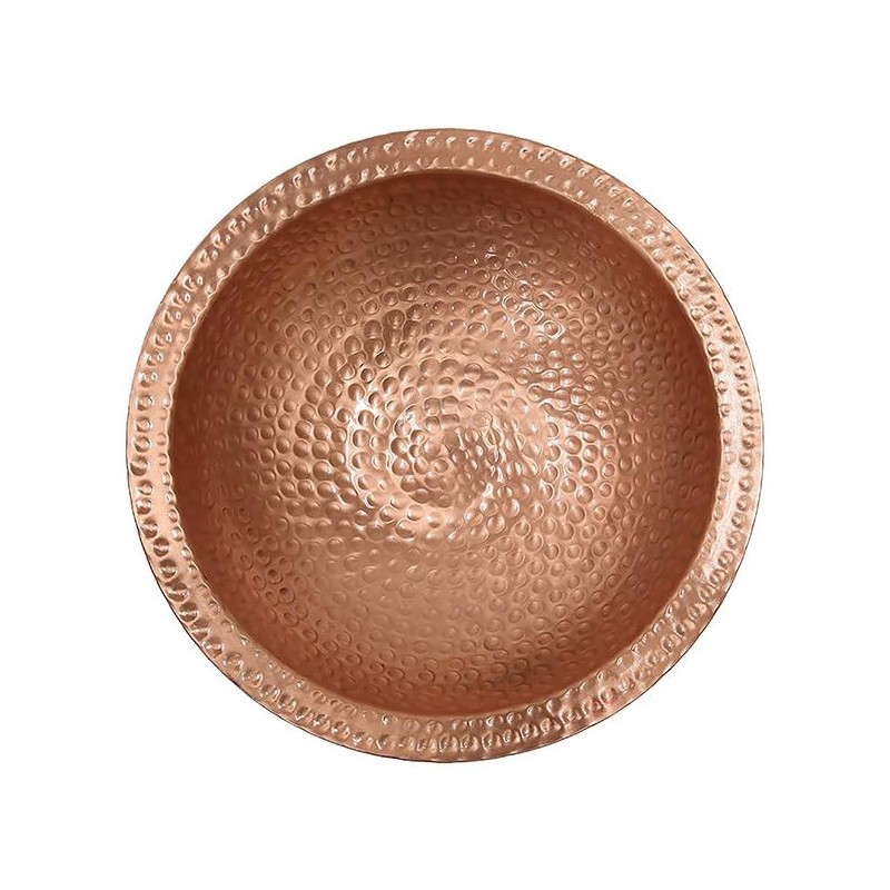 Prime Retreat Hammered Copper Bird Bath with Stake and Solar