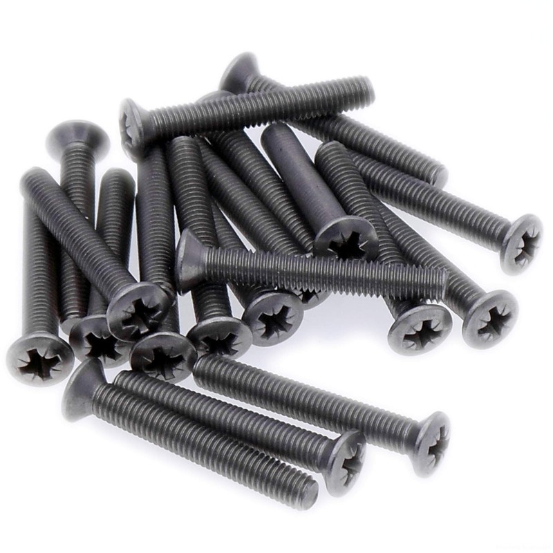 M4 (4mm x 30mm) Pozi Raised Countersunk Machine Screw (Bolt)