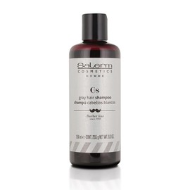 Salerm Homme Shampoo para Matizar Cabellos Blancos y Canas para Hombre 250ml