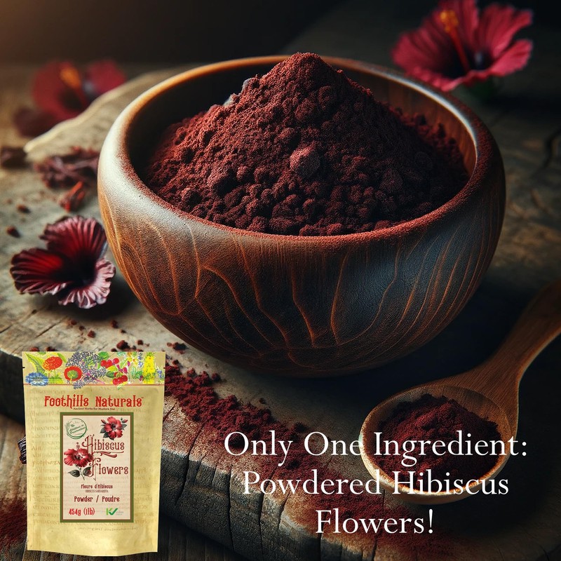 Foothills Naturals Hibiscus Powder 454g, Pure