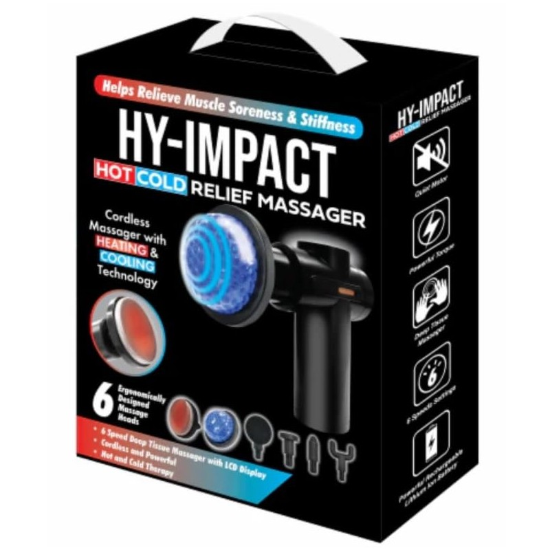 HY-IMPACT Hot Cold Relief Whole Body Deep Tissue Massager 6