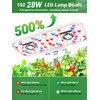 Hydroponics Growing System Kit, 17 Pods Herb Garden with 102