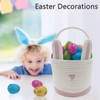 ZWHTB 2 Pack Large Woven Easter Baskets for Kids -