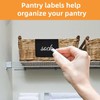 10-Piece L-Shaped Labels, Pantry Labels, Labels for Storage Boxes, Attachable