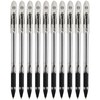 BLACK Ballpoint Pens, Gripper, BLACK, 0.5mm Fine Point, Pack of