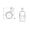 La Silla Española The Spanish Wheelchair for Parquet Flooring 2.5