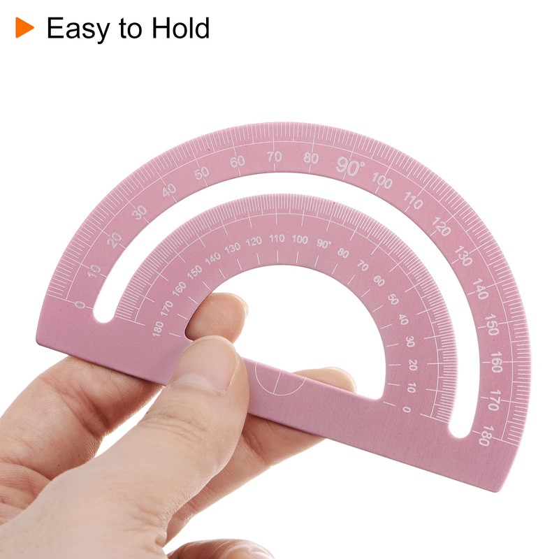sourcing map 4-Piece Geometry Set 15 cm Metric Measure Laser