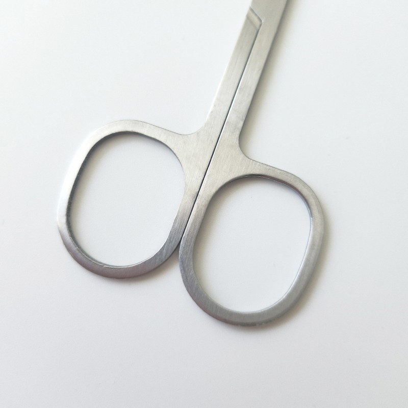 FORESTA Multi-Purpose Stainless Steel Grooming Scissors_Hair Trimmer_Nose Hair_Fine Hair_Eyebrow_Safe_Rounded Blade