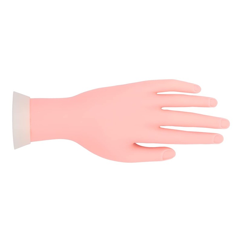 Tiardey Manicure Practical Flexible Bendable Mannequin Rubber Hand for Fake