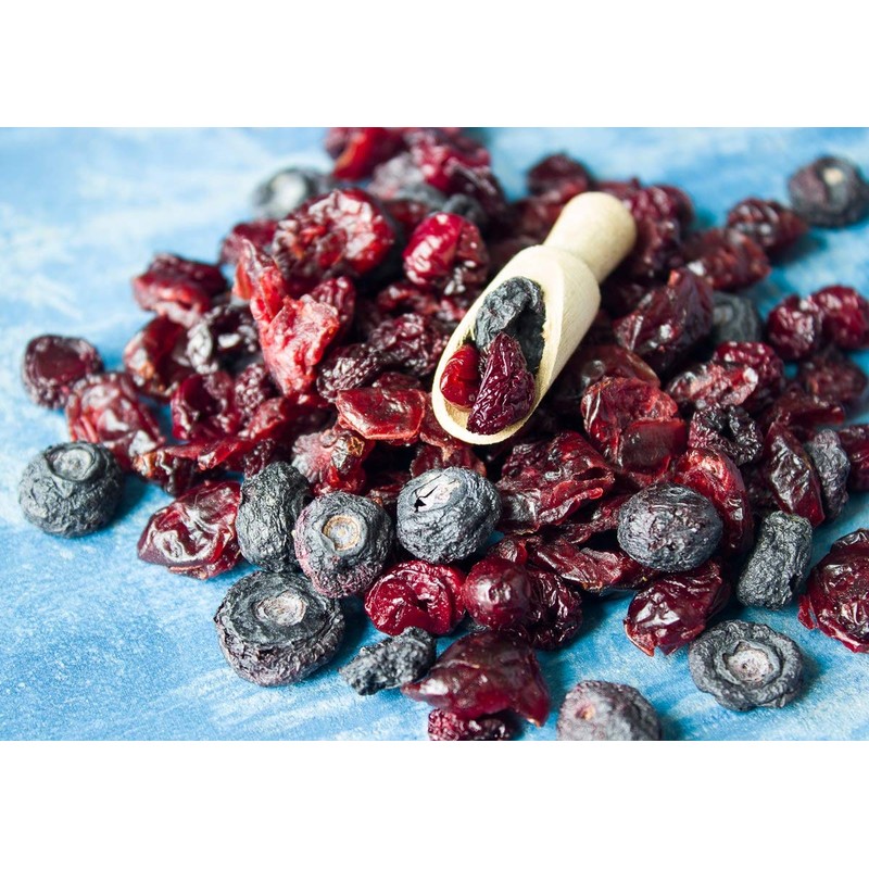 Organic Mixed Berries, 4 Pounds — Non-GMO Dried Blueberries, Cranberries,
