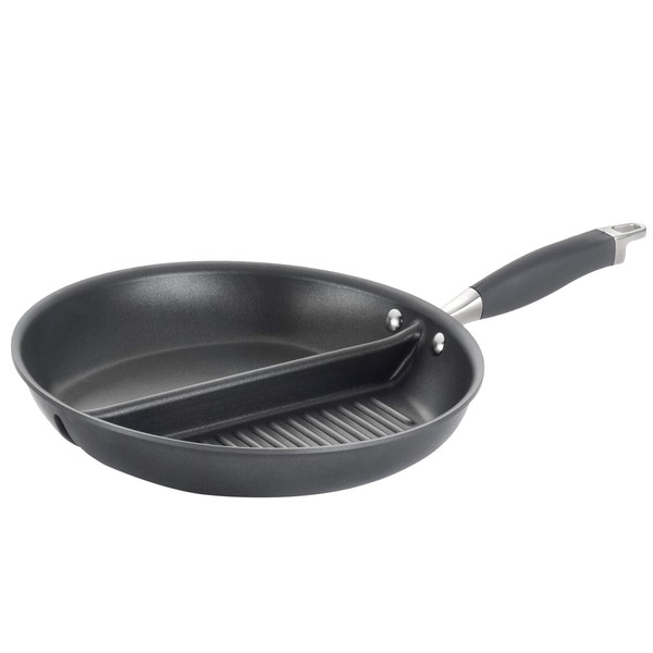 Anolon Advanced Hard Anodized Nonstick Divided Grill / Griddle Pan
