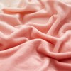 CLOTHKNOW Pink Velvet Queen Comforter Set 3Pcs Pink White Bedding
