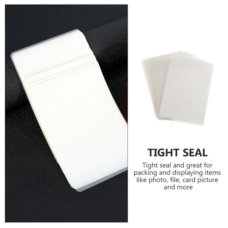 SHOWERORO Plastic Laminating Pouches 100 Sheets Small Laminating Sheets for