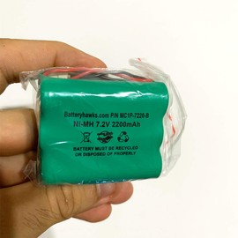 GP2200AAH6YMX 7.2v 2200mAh Ni-MH Battery GP2200AAM6YMX GP130AAM6YMX 0-9913-W 211AFH6XMK GP211AFH6XMK