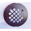 4-1/4 inches Snap-On Round Shower Drain Cover, Stainless Steel (Oil