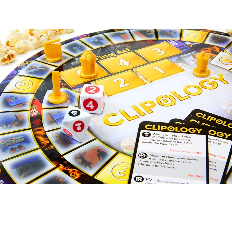Clipology Game - The Premier Streaming Board Game Featuring Real