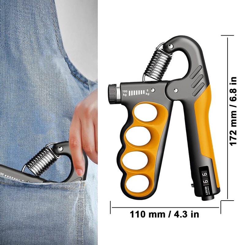 Ruayia Hand Trainer, Grip Strength Trainer for Fitness Strength Training,