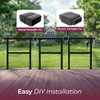 CR Fence & Rail Horizontal Metal Deck Railing, 6ft Wide