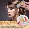 Hair Wax Stick, Wax Wigs Edge Control Slick, Non-Greasy Styling