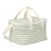 Sage Stripe Cooler Bag | La Palma