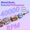 PURTATO Professional Nail Drill 40,000 RPM, Rechargeable,LCD Display E File