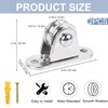 ZcrPrn Washing Line Pulley, Pulley Wheel, 2 Pcs Washing Line