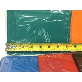 Unbranded 6 PACK STRETCHABLE BOOK COVERS PREMIUM SUPER STRETCH JUMBO SIZE ASSORTED COLORS