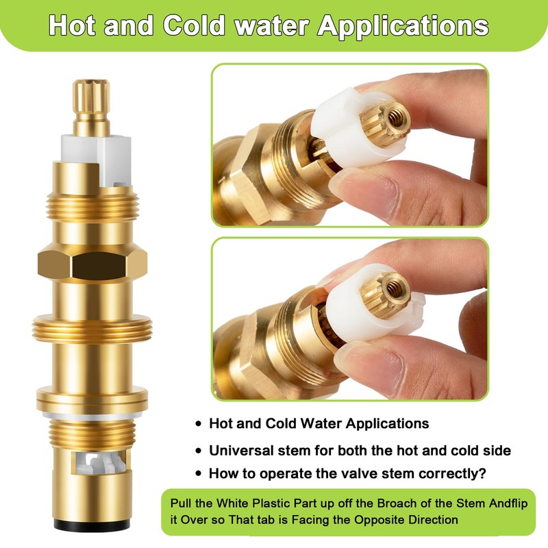 910-030 Ceramic Disc Cartridge Replacement, Compatible with Price/Pfister Shower and