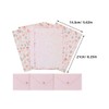 NUOBESTY 4sets Creative Letter Paper and Envelope Set of Decorative