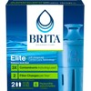 Brita Filter Replacements for Water Pitchers and Dispensers, Elite, NSF