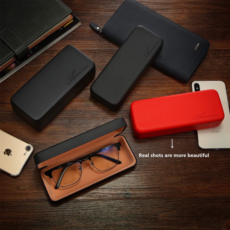 AoHeng Large Size Glasses Sunglasses Hard Shell Eyeglass Case,6 Glasses