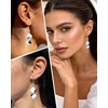 Elaximn 925 Sterling Silver Dangle Earrings for Women, Hypoallergenic Lightweight