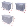 Air Conditioner Cover for Outside Units, Universal Waterproof Silver Coated