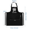 LINEN CLOSET® Adjustable Bbq Aprons for Men Women Funny Chef