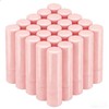 Paquete de 30 tubos vacíos de bálsamo labial, color rosa,