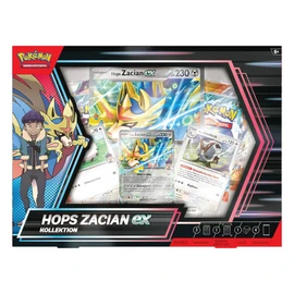 Pokémon Hops Zacian-ex Collection | German | With 4 Booster Packs, Promo Cards & XL Card - The Galar Duo United!