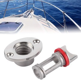For Drain Plug - Drain Plug for Boat, Marine Polished Garboard Drain Plug for Hole Screw Thread Corrosion Resistant 316 Stainless Steel