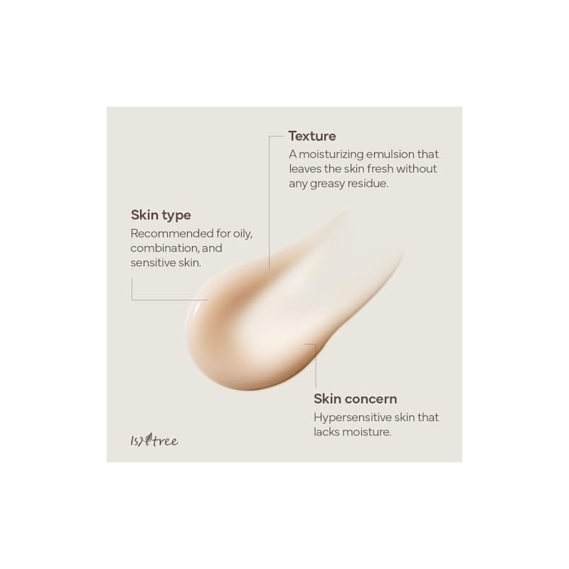 ISNTREE Emulsión Facial Green Tea Fresh Emulsion - Coreana con